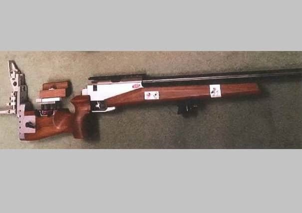 Police are looking to trace this missing rifle.