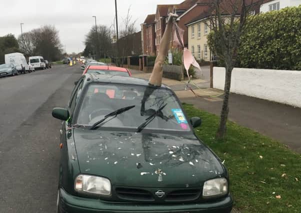 Is this the weirdest car you have seen? Parked in Fitzalan Road in Littlehampton on Wednesday afternoon.