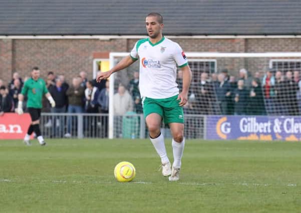 Sami El-Abd scored - for the second game in a row - at Needham Market / Picture by Tim Hale