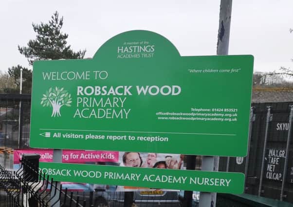 Robsack Wood Primary Academy, St Leonards. SUS-151011-153833001