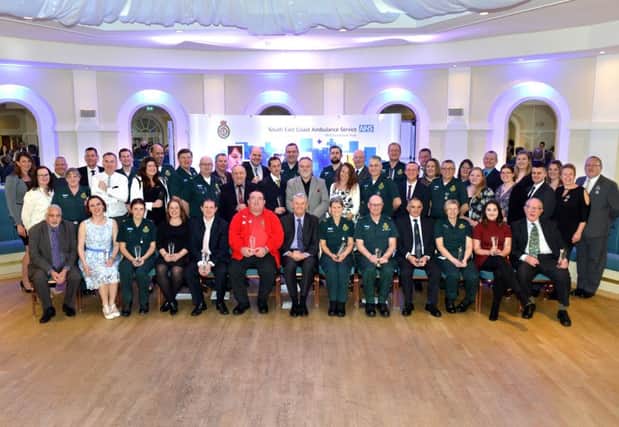 The award winners at the SECAmb East awards ceremony. Picture by Cripps Photography. SUS-170228-122002001