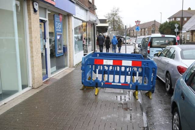 The BT service chamber cover outside Nationwide in North Road, Lancing. Picture: Derek Martin