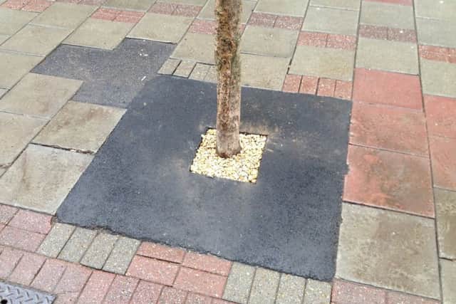 Alterations have been made to the Tarmacked tree