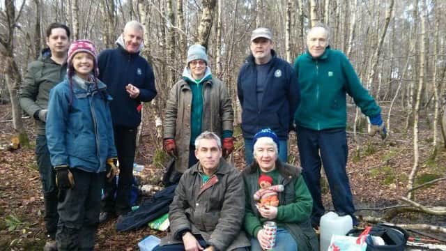 South Downs National Trust Volunteers (SDNTV) at Wych Cross