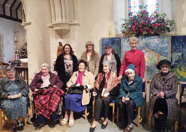 Valerie Manor residents were invited to join the happy couple at St Peter's Church, Upper Beeding