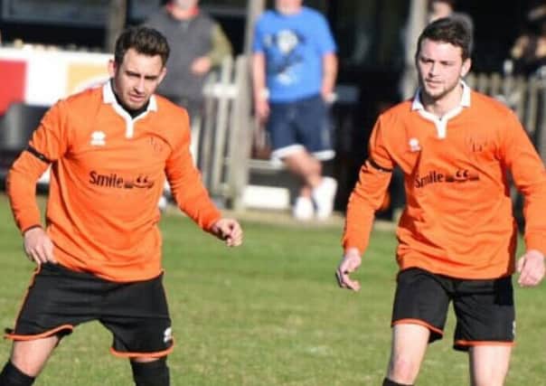 James Ford and Craig Manchip of East Dean FC