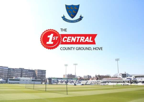 The county ground at Hove