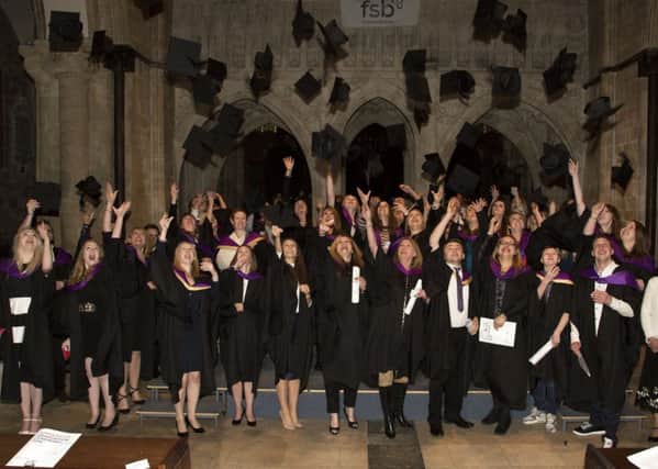 Celebrating the achievements of more than 100 higher and advanced apprentices at Chichester Cathedral last year