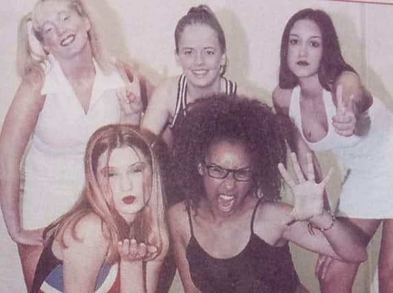 Amy Wragg, Emma Chenery, Sabrina Ebanks, Lizzie Hughes and Michelle Murray  who portrayed Sporty, Ginger, Scary, Baby and Posh Spice respectively  were making waves as tribute band Touch of Spice in 1997