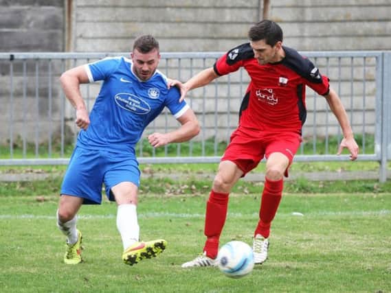 Jamie Cradock bagged four assists as Shoreham put five past Crawley Down Gatwick on Saturday. Picture by Derek Martin DM16150810