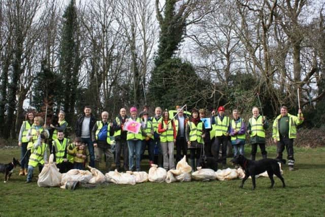 Volunteers helping to clean up Brighton and Hove SUS-170703-103156001