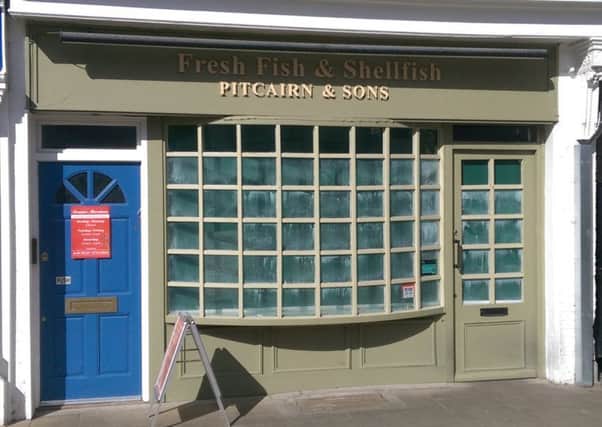 Pitcairn and Sons fishmongers in the Carfax