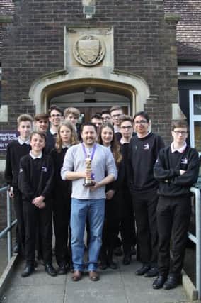 Paul Norris, who won the best visual effects Oscar for his work on the film Ex Machina, gave Worthing High School students a motivational talk.