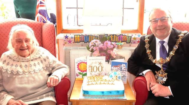 Barbara Doyle on her 100th birthday