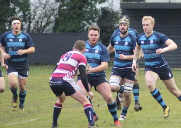 Chi RFC in recent action at Shelford / Picture by Alison Tanner