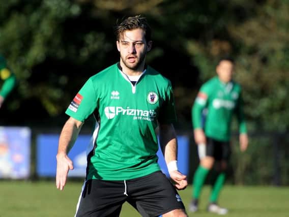 Billy Medlock in action for Burgess Hill Town
