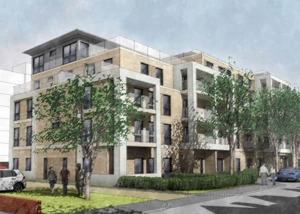 Plans for 75 flats in Southgate on the site of Zurich House (photo from CBC's planning portal).