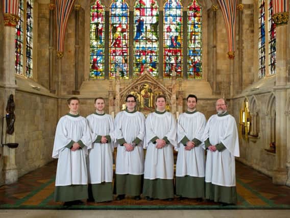 The lay vicars of Chichester Cathedral