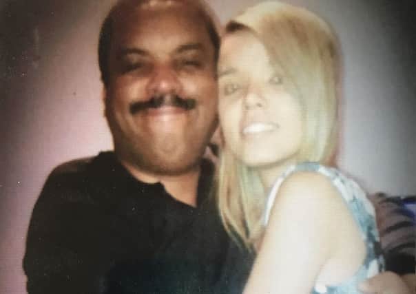 Samantha with her Dad, Keith