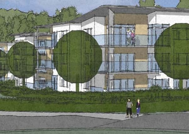 Illustrative artists' impression of up to 30 homes south of Old Rocky Lane (picture from Mid Sussex District Council's planning portal)