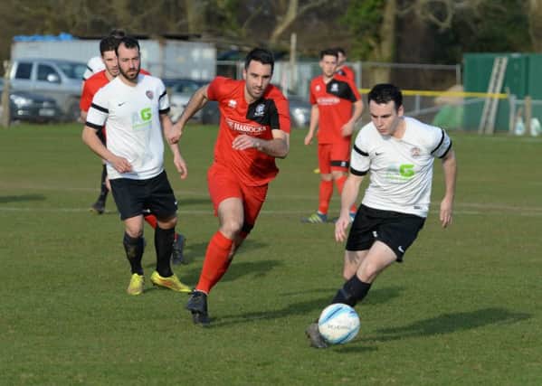 Hassocks v Horsham YMCA. Picture by PW Sporting Photography.