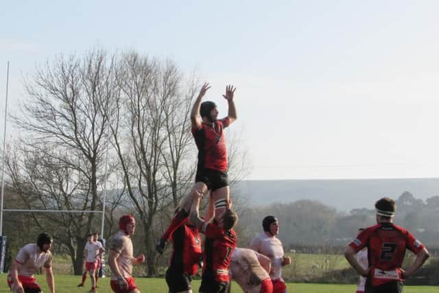 Heath's line out gave a strong platform for attacking play from the backs v Lewes