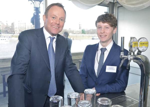 Nick Herbert MP with Felix at the House of Commons