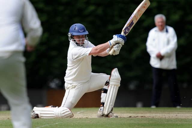 Sussex Cricket League, Division 4: West Chiltington (batting) v Hellingly . Tim Jarvis in bat. Pic Steve Robards  SR1616616 SUS-160613-113639001
