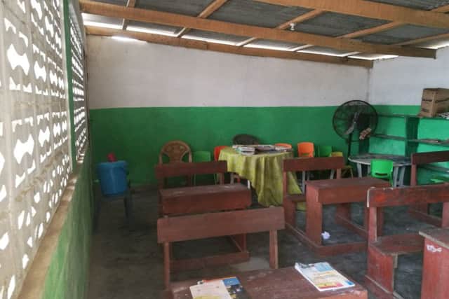 Tom Bryant is campaigning for a new classroom for disadvantaged Ghanaian children. Picture: Tom Bryant SUS-170314-164337001