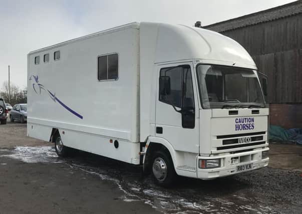 Horsebox stolen from Walberton. Pic: contributed