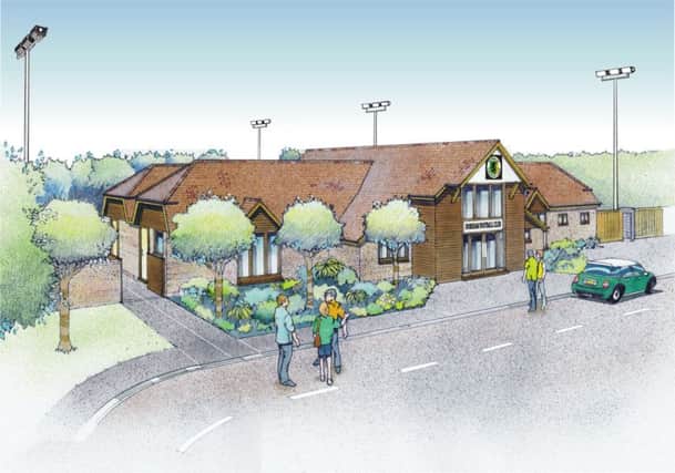 Horsham FC new ground proposals at Hop Oast (photo submitted).