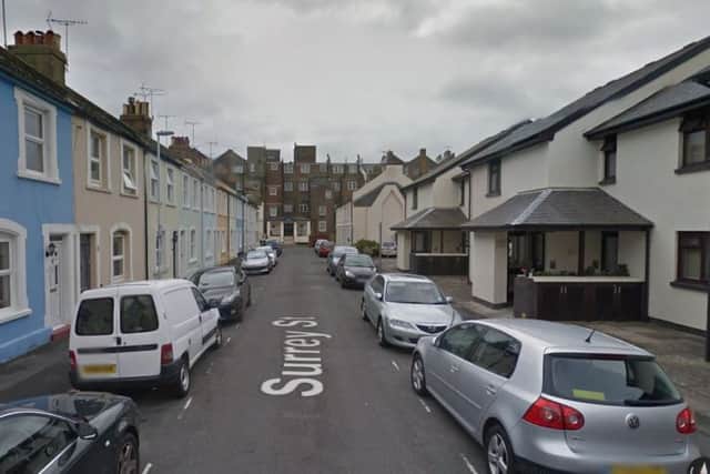 The fire occurred in Surrey Street in Worthing. Picture: Google Maps/Google Streetview