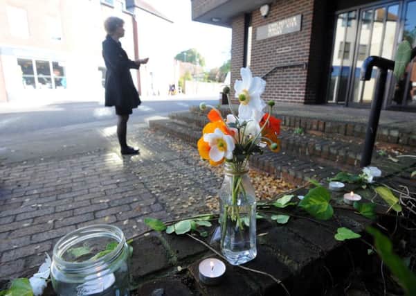 A vigil was held to mark the closure of the magistrates' court last September