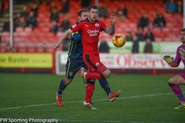 Crawley Town's James Collins. Picture by PW Sporting Photography SUS-170502-201425001