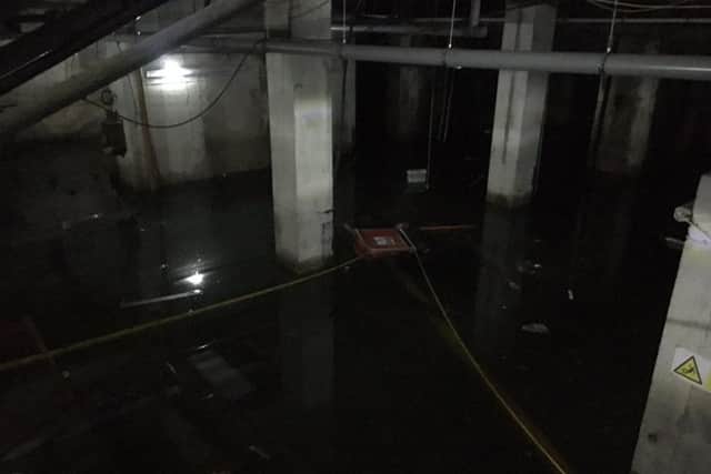The Source's flooded basement. Photo by Richard Moore SUS-170316-100824001