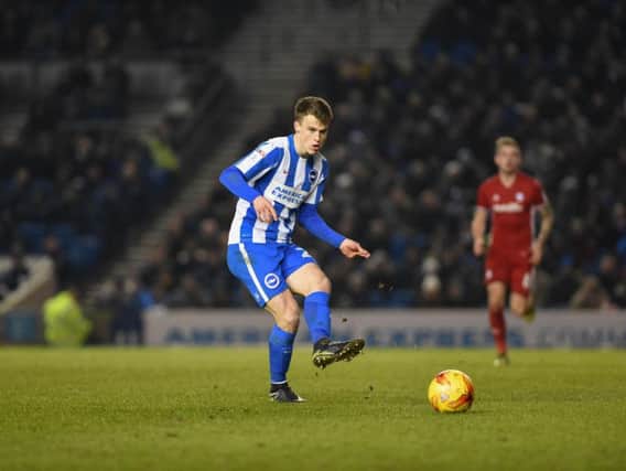 Albion winger Solly March. Picture by Phil Westlake (PW Sporting Photography)