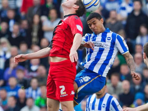 Liam Bridcutt in action for Brighton. Picture by Barry Zee