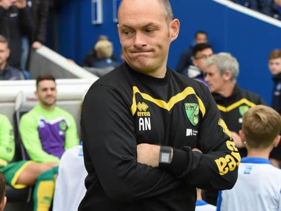 Alex Neil was sacked as Norwich boss this month. Picture by Phil Westlake (PW Sporting Photography)