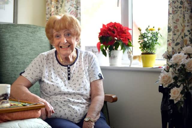 Thelma Summerlin, a resident at Ardath care home for eight years. SUS-170322-152156001