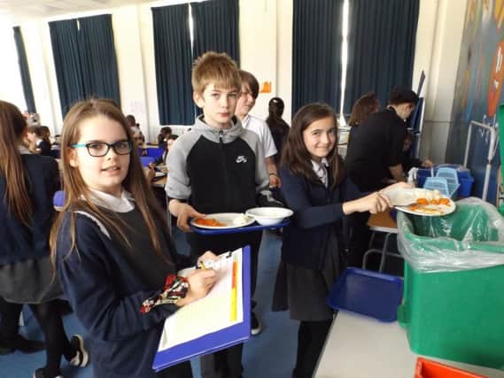 Children at Fairlight Primary School are helping to tackle food waste