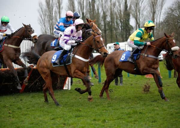 Action from Fontwell's last meeting / Picture by Clive Bennett