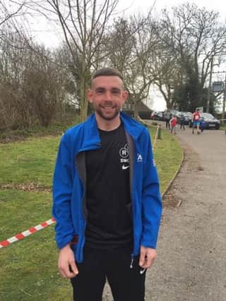 Kieron Booker, winner of the final event in the East Sussex Sunday Cross-Country League season. Picture courtesy Terry Skelton