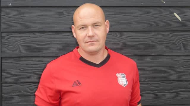 Rye Town manager/goalkeeper is sidelined by a rib injury.