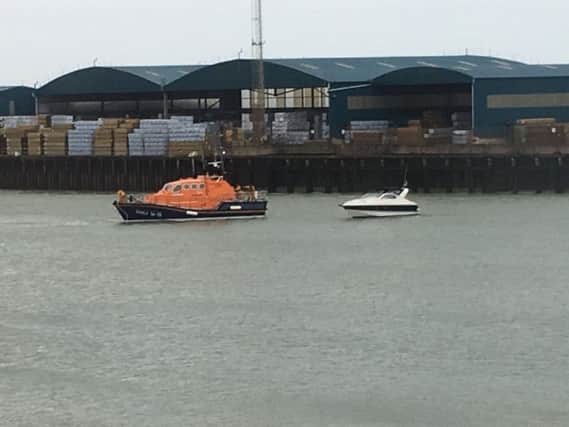 The vessel was taken back to Shoreham Harbour