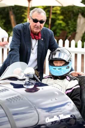 Nick and Annette MasonÂ pictured at the Goodwood Revival 2016. Photo by Oliver Dixon SUS-160909-144658001