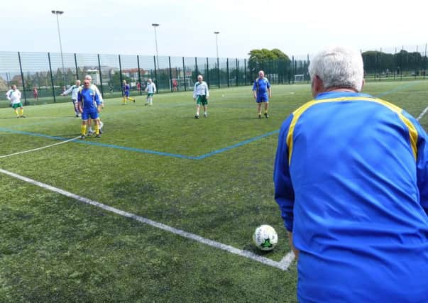 Walking football is proving popular in West Sussex