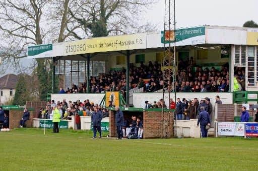 HOR 190408 Horsham FC at Queen Street for the last time, against Billericay. DM SUS-160121-092053001