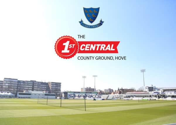The 1st Central County Ground, Hove