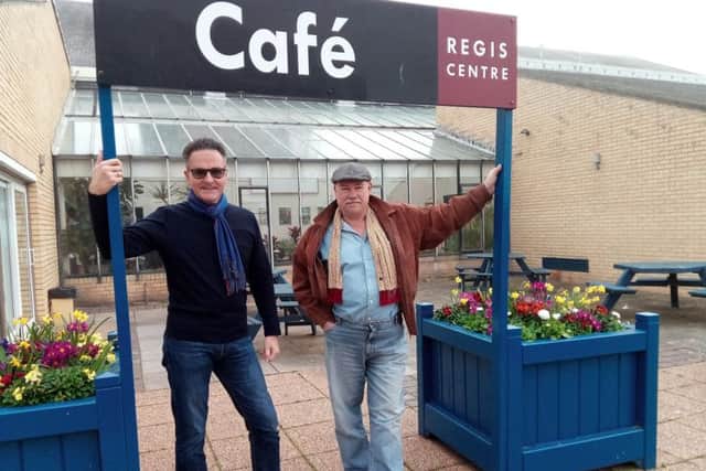 Class of 66 reunion organisers Victor Coutin, left, and Bryan Gartside