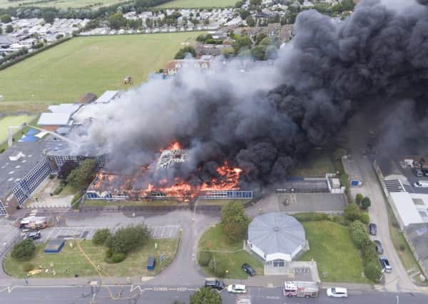 The fire at Selsey Academy SUS-160821-101138001
